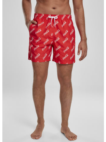 Merchcode Badeshort in Rot