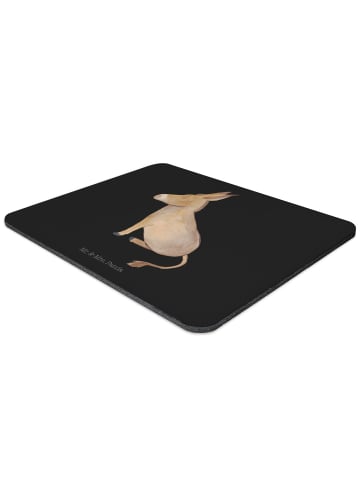 Mr. & Mrs. Panda Mousepad Esel ohne Spruch in Schwarz
