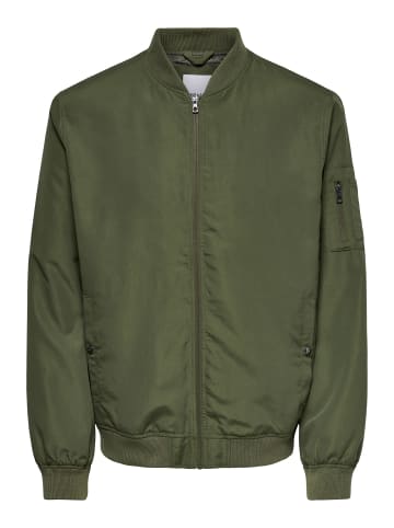 ONLY & SONS Blousonjacke in Olive Night
