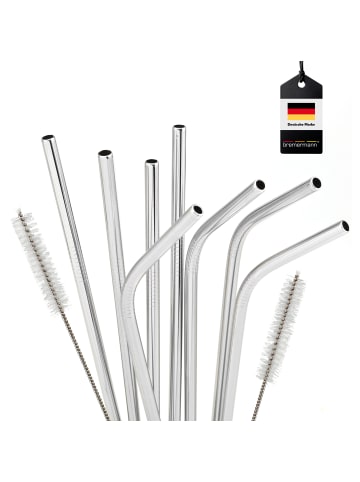 bremermann 8er Edelstahl-Trinkhalme