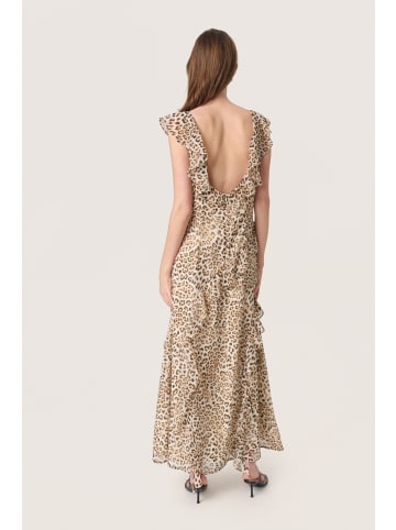 Soaked in Luxury Kleid SLAnaya Feminine Form in Leopard Print