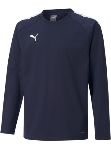 Puma Pullover "TeamLIGA Training Sweat Jr" in Blau