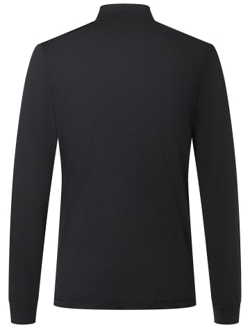 super.natural Merino Longsleeve in schwarz