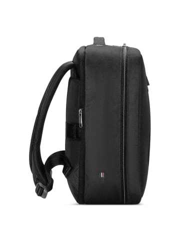 Roncato City 3.0 Reiserucksack 40 cm mit Dehnfalte in schwarz