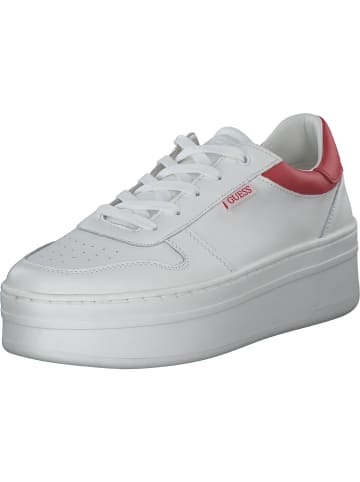 Guess Schnürschuhe in WHITE/RED