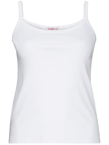 sheego Spaghettitop in weiß