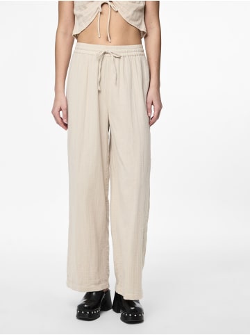 Pieces Hose mit weitem Bein in Silver Gray