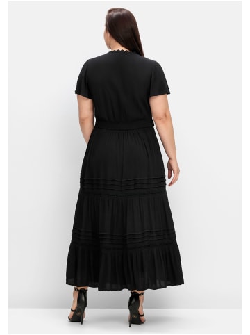 sheego by Joe Browns Maxikleid in schwarz