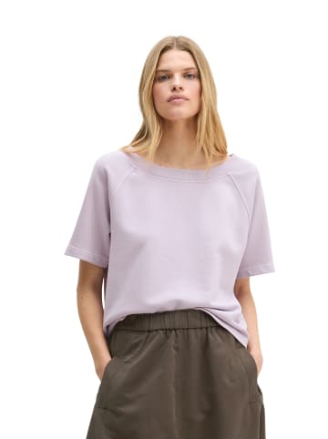 Marc O'Polo Kurzarm-Sweatshirt loose in Dusty Lavender