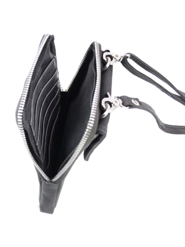 Pride and Soul Loris Handytasche Leder 11,5 cm grau