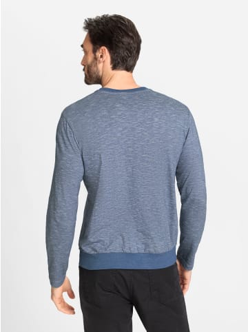 WITT WEIDEN Langarm-Shirt in jeansblau-meliert