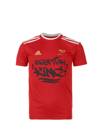 adidas Performance Trainingsshirt Salah in rot / weiß