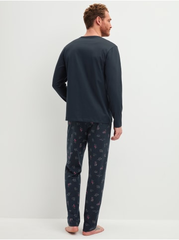 Calida Pyjama in dark sapphire