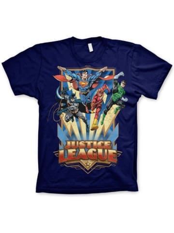Justice League T-Shirt in Blau