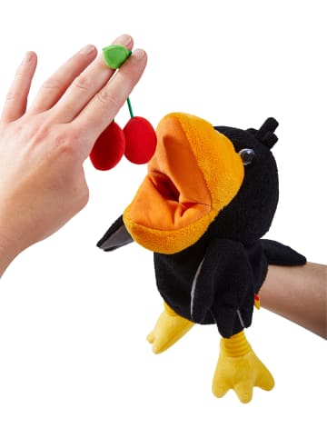 Haba Handpuppe Handpuppe Rabe Theo in mehrfarbig
