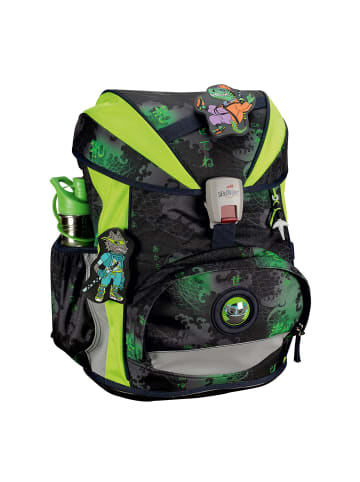 DerDieDas Ergoflex Superlight Schulranzen-Set 5tlg. in Funny Fighter