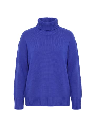 MIAMODA Rollkragenpullover in royalblau