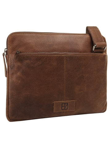 Bodenschatz Umhängetasche echt Leder in cognac