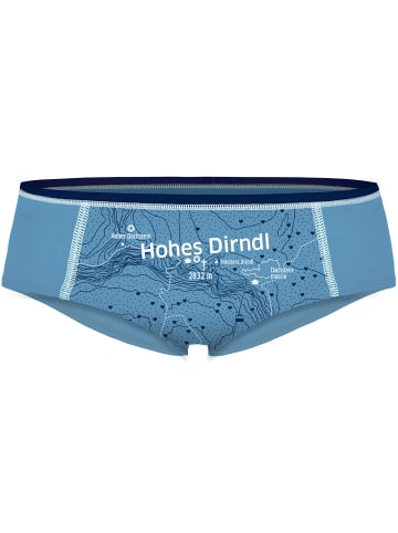 EIN SCHÖNER FLECK ERDE W HOHES DIRNDL HIPSTER in Blau