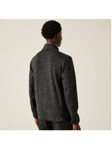 Regatta Strickfleecejacke Baslinn in Schwarz