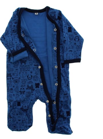 Pippi Babywear Kinder Schlafanzug in Blau