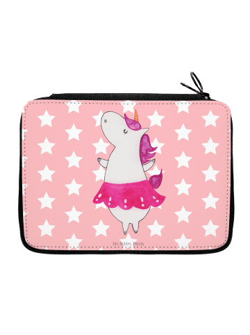 Mr. & Mrs. Panda Bleistiftetui Einhorn Ballerina ohne Spruch in Rot Pastell
