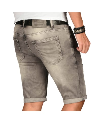 Alessandro Salvarini Jeansshorts Salvarini-Shorts-Multi2 in Grau