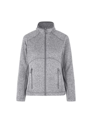 IDENTITY Fleecejacke zip-n-mix  in Graphit meliert