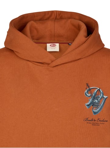 Petrol Industries Hoodie mit Print steelpark in Orange