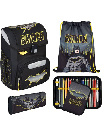 SCOOLI EasyStart Schulranzen Set 5-tlg. Batman in schwarz