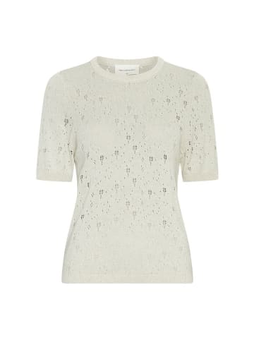 MOSS COPENHAGEN Kurzarmpullover für Damen in sand