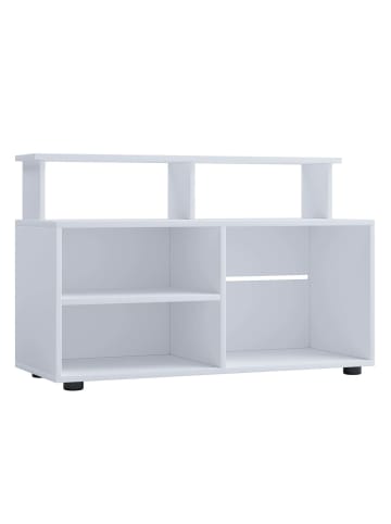 ebuy24 TV Tisch Balia 1 Weiß 90 x 36 cm