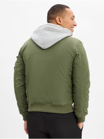 Alpha Industries Jacke MA-1 Two Tone Hood in schilf