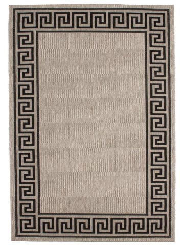 Kayoom Kurzflor Teppich Sweden in silber - rechteckig
