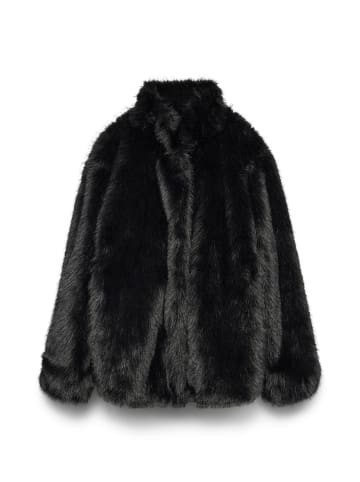 Vero Moda Kunstpelzjacke in Black