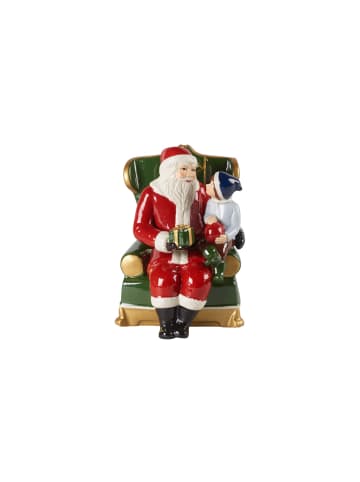 Villeroy & Boch Santa auf Sessel Christmas Toys in bunt