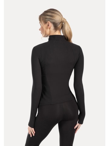 SMILODOX Trainingsjacke Kenna Gold in Schwarz