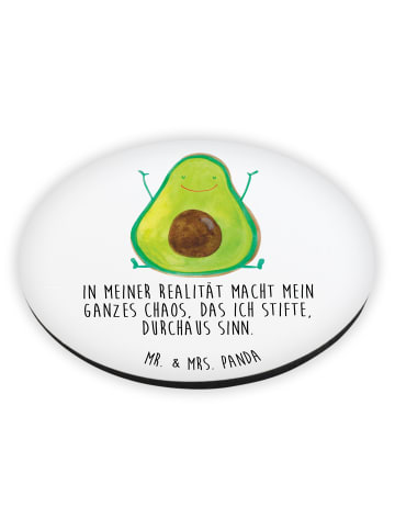 Mr. & Mrs. Panda magnet Avocado Glücklich mit Spruch in Weiß