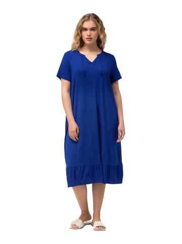 Ulla Popken Jerseykleid in kobaltblau