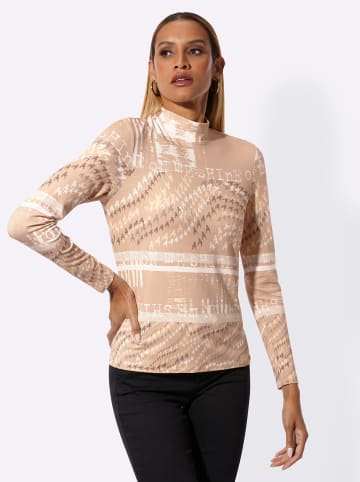 creation L Druck-Shirt in beige-vanille-bedruckt