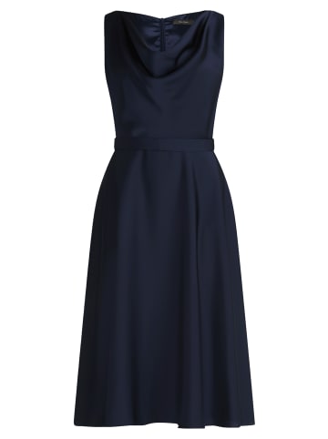 Vera Mont Cocktailkleid mit Wasserfallausschnitt in Night Sky