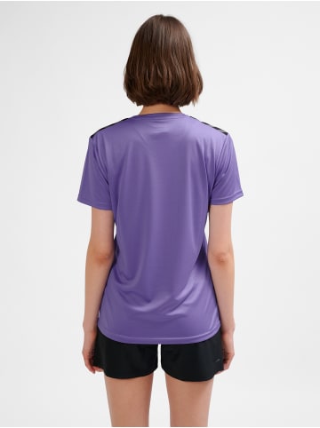 Hummel T-Shirt Hmlauthentic Damen in DAHLIA PURPLE/ASPHALT