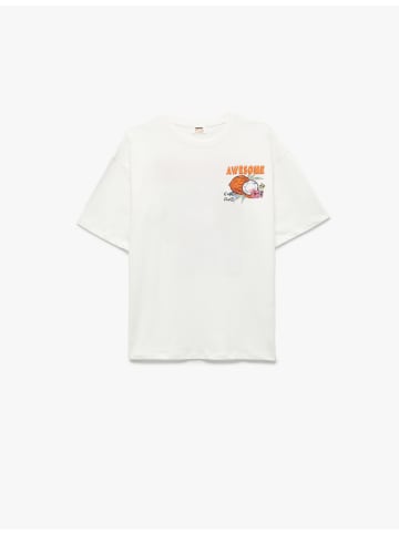 KOTON TSHIRT SS in Ekru