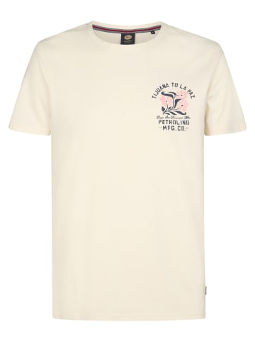Petrol Industries T-Shirt mit Grafik-Print Onix in Weiß