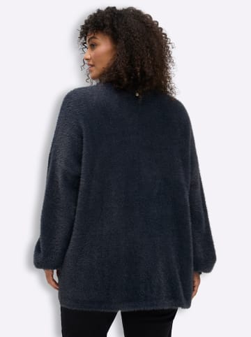 sheego Cardigan in tiefblau
