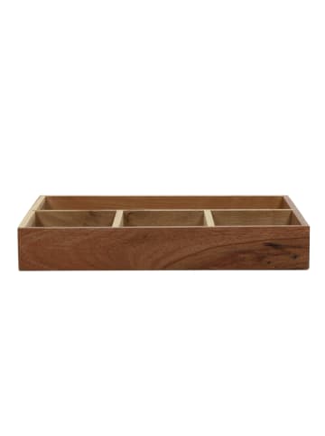 Excellent Houseware Besteckschubladeneinsatz LUNU in Braun, (B) 20 x (H) 4,5 x (L) 30 cm