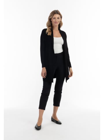 Usha Offener Cardigan in Schwarz