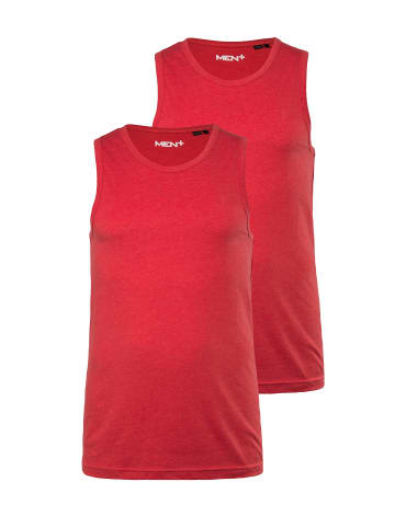 Men Plus Tank Top in rot