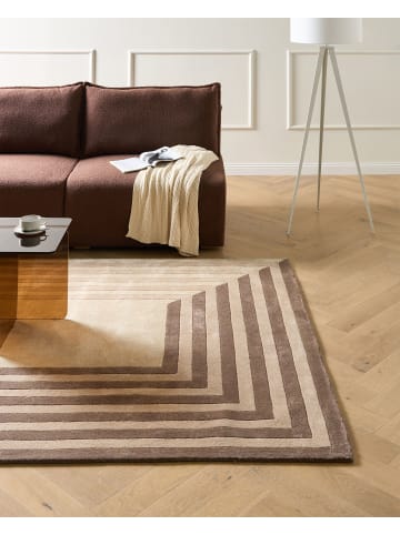 Beliani Kurzflor SARAI in Beige - (W) 200 x (L) 300 cm