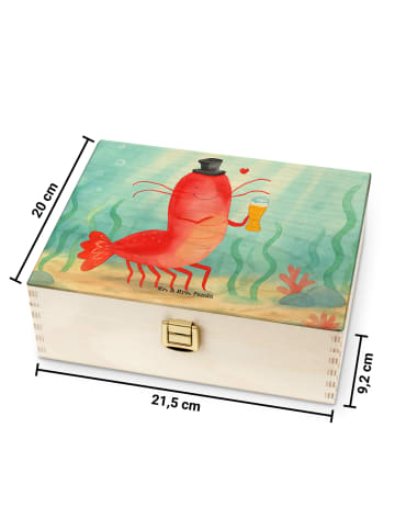 Mr. & Mrs. Panda Teedose Hummer Weizen Design ohne Spruch in Weiß